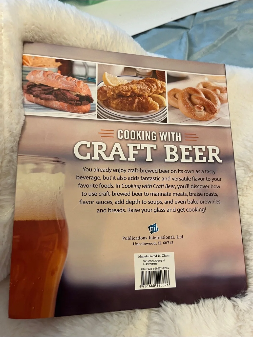 Cooking with Craft Beer Cookbook with more than 100 recipes for the beer lover.